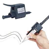 Candeon Lötpaste Extruder, Flussmittel Löten Extruder Lötflussmittelspender mit 1,3-mm Düsen, Gleichmäßige Ausgabe lötflussmittel Paste Kleberspender Lötpastenextruder für DIY Lötzinn Elektronik