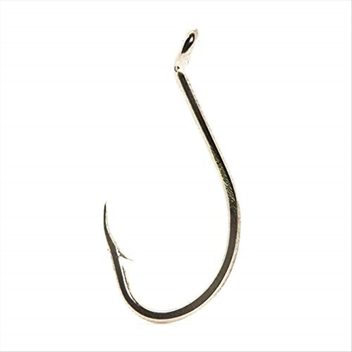Mustad Classic Extra Strong Forged Reversed Turned Up Eye Knife Edge Point Octopus/Beak Hook