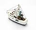 Beachcombers Small Wood Shrimp Boat Figurine, White
