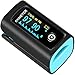 Price comparison product image Belifu Finger Fingertip Pulse Oximeter Blood Oxygen Saturation Monitor for Pulse Rate and SpO2 Level, Portable Heart Rate Monitor with Large LED Display, with Batteries and Lanyard