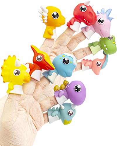Shark Finger Puppet Set, Ocean Animal Puppet Show Theater Props, Novelty Toys Weird Stuff Gifts, 5 PCS