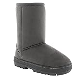 Unisex Kids Original Tall Winter Winter Snow Fur Lined Lace Up Rain Boots