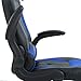 T-LoVendo TLVC66-BLUE Silla Gaming, Negro/Azul