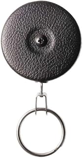 KEY-BAK キーバック 伸縮キーホルダー ベルトループ式 ステンレススチール製コード 最長60cm 鍵10本収納 ブラック 0003-013 top1-ds-2658918 [独自簡易包装]