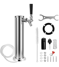 Beer Tap Cleaning Kit – 5 Plug Brushes, 5 Sanitary Covers & 1 Long Brush | For Standard American Draft Faucets