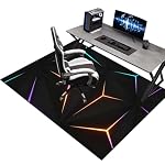 KQIEJUY – Gaming Stuhl Unterlage, Bodenschutzmatte Bürostuhl Unterlage