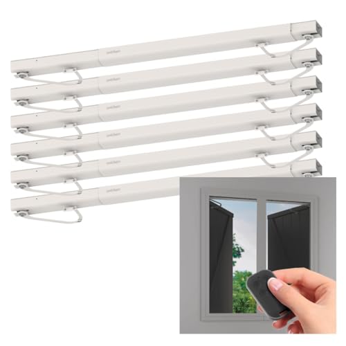 Avidsen Open-W – Lot de 6 motorisations pour volets battants, ouverture automatique télécommandée, détection d’obstacles, installation 230V, compatible tous...