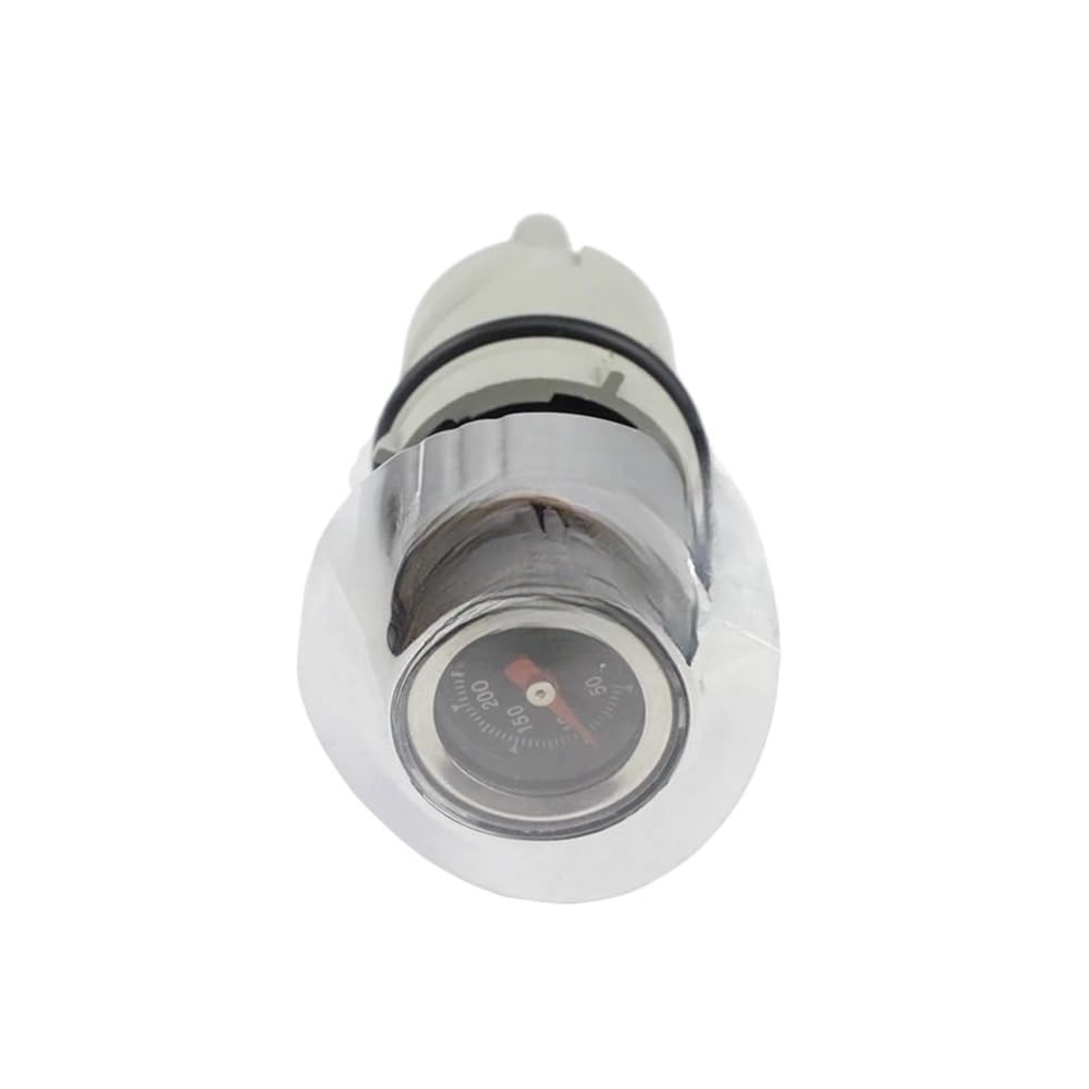 Pour Sportster Pour XL 883 1200 Pour Forty Pour Eight 04-19 Accessoires Moto Jauge Température Réservoir D'huile Jauge Température Bouchon Réservoir Jauge D'huile Courte(Black)