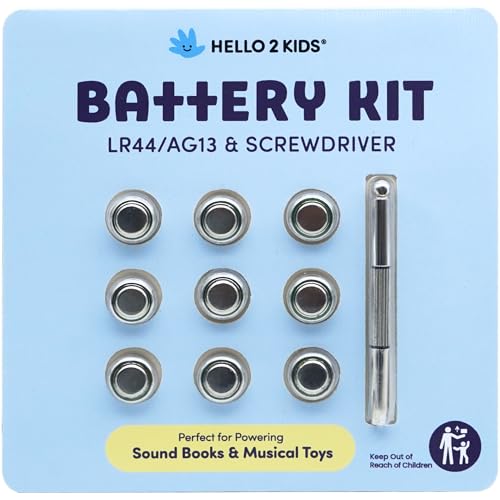 Hello 2 Kids Battery Kit for Sound Books and Musical Toys -