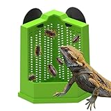 Kanoauo Bartagamen Futter Napf | Futter Napf Haftnapf Für Terrarium - Kletterfutter Zubehör für Schlangen Züchter Vogel Echsen Chamäleon Terrarium - Terrarienzubehör