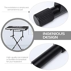 Generic Support de clavier, extension à 2 niveaux, adaptateur de largeur réglable. – Image 4