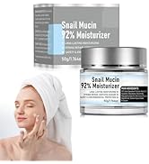 QICDRTF Snail Mucin 92% Moisturizer Daily Face Moisturizer Hydrating Repair Face Gel Cream for Dr...