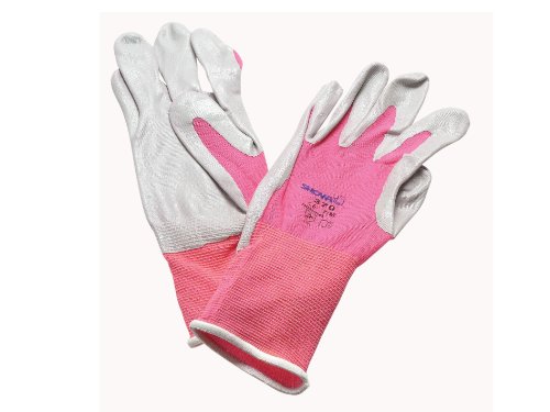 SHO G370PK2 Gants de travail Floreo Rose Taille M