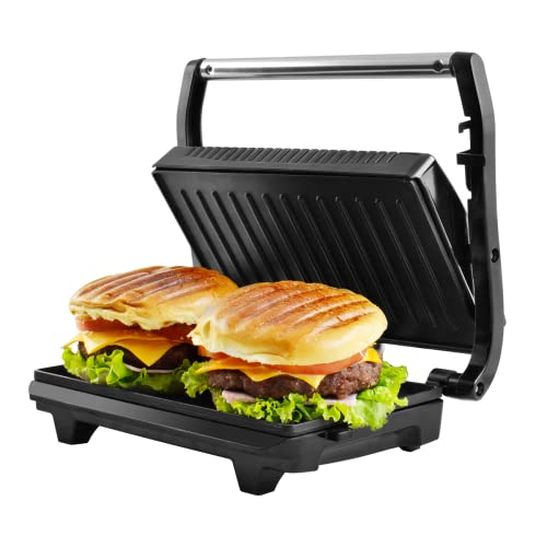 Sanduicheira e grill, Press inox red, 1200w, Vermelho, 110V, Philco