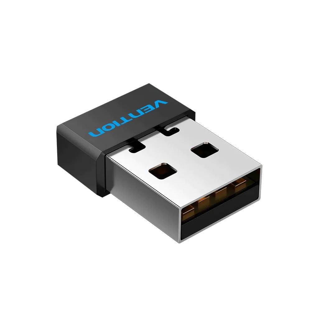 VENTION USB Wi-Fi Adapter Dongle 2.4GHz, 150Mbps Wireless Transmission Speed, and Integrated Multi-Layered Encryption for PC and Laptops Compatible with Windows XP, 7, 8, 8.1, 10, 11