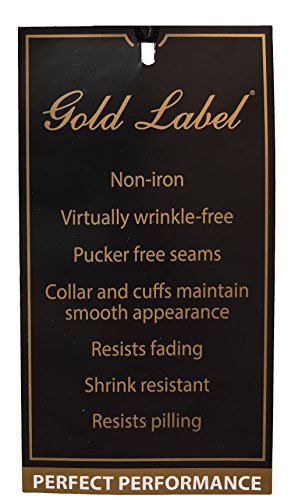 Gold Label Roundtree & Yorke Big and Tall Non-Iron Wrinkle-Resistant Men's Long Sleeve Shirt3