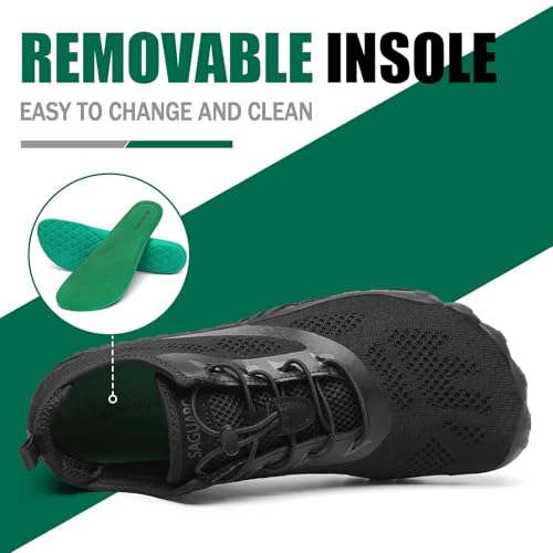 Chaussures pieds nus trail avec semelle zero drop flexible - 5