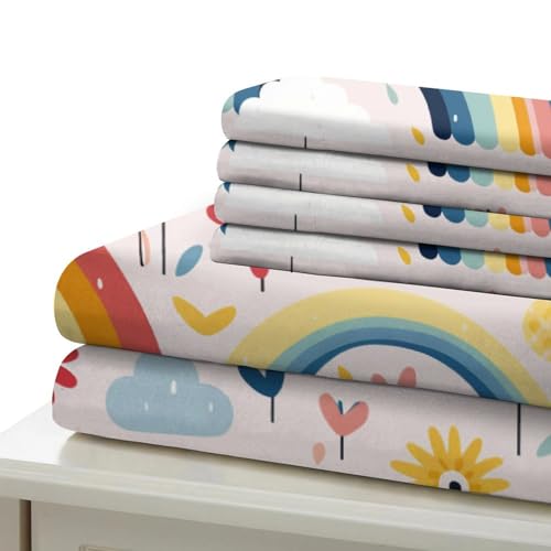 Parure de lit King Le Rainbow housse couette microfibre impression haute densité - 6