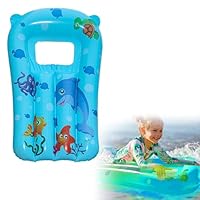 Surfbrett Aufblasbar für Kinder Aufblasbare Bodyboard Schwimmbrett Kinder Schwimmboard Aufblasbar Surfboard Body Boards Kinder Faltbar Schwimmenboard Aufblasbare zum Strandsurfen Pool Schwimmen