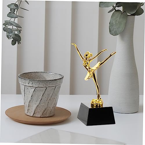OHPHCALL Dança Troféu Troféu De Ouro Plástico Ioga Criança Reutilizável