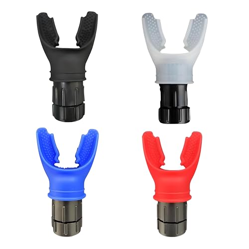 4 Piezas Entrenador de Respiración Portátil, Ejercitador Pulmonar Deportivo, Aparato Portátil de Ejercicio Respiratorio, Entrenador Pulmonar, para Mejorar Ejercicios Respiratorios y Aumentar la Capaci
