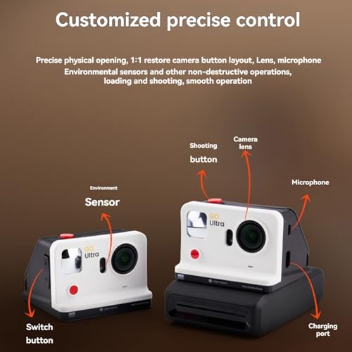 Image of Photo Fun Shot Box Pocket Printer Photo Paper for Insta360 Go Ultra Portable Instant Printer 16.7-Million Wide Colors 300dpi High-Definition Printing (GO Ultra Pocket Printer Kit)