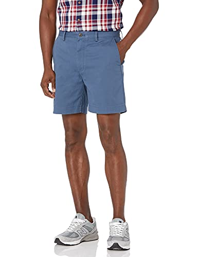 Amazon Essentials Męskie szorty Classic-Fit 17,78 cm, niebieskie, 36W