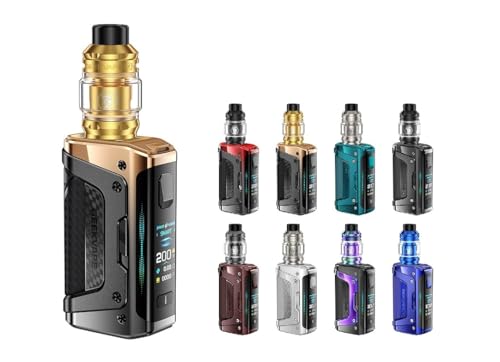Geek vape Aegis Legend 5 bh Lbg + Z TuI[ ^N Ag}CU[ 0.01b 200W IP68Odh VAPE  5.5ml xCvohZbg (Racing Gold)