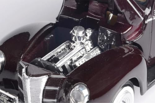 1940 Ford Sedan Delivery Hardtop 1:24 Burdeos miniatura 7
