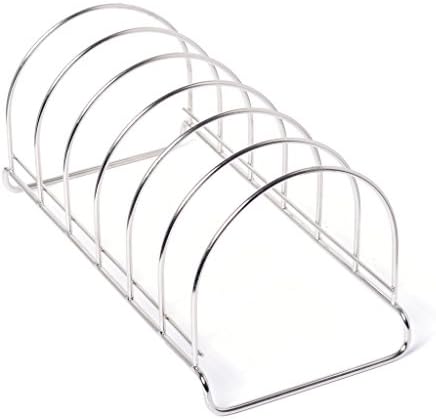 Buy Embassy Stainless Steel Round Plate Rack/Stand, 1-Piece, Size - 6 ...