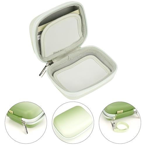 Linkidea Rasierer-Organizer-Tasche für Damen, kompatibel mit Philips Satinelle BRE235/04 & HP6401, Braun Silk-epil 3 3-270 Epilierern, Haarentfernungs-Zubehör-Etui für unterwegs (Grün)