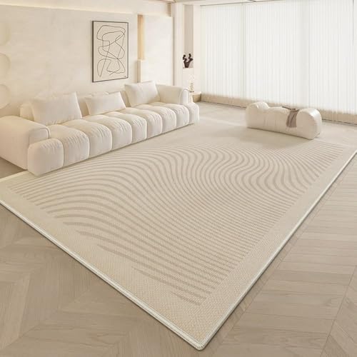 Tapis de salon décoratif haut de gamme à rayures 50x80 cm SY809