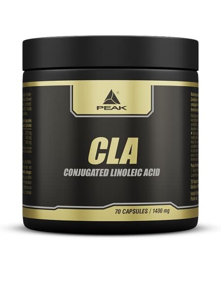 PEAK CLA - 70 Kapseln I 3200 mg Konjugierte Linolsäure pro Tagesportion für die Diät I ungesättigte Fettsäuren für Cholesterin Management