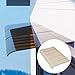 predolo Canopy for Door Protection from Easy Setup Outdoor Shelter for Entrance, 40x50cm