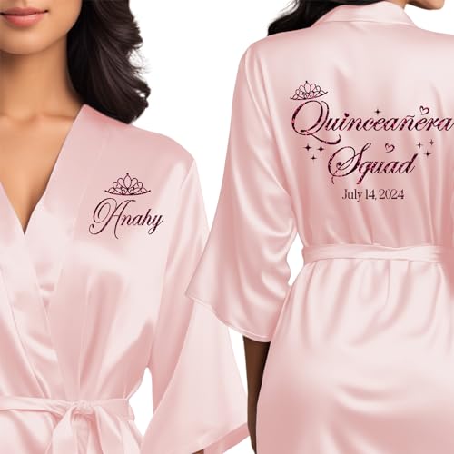 Mis Quince Anos Robes, Pretty Quinceanera Robes, Mama de la Quince, Quinceanera Gifts
