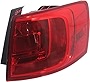 Evan-Fischer Tail Light Assembly Compatible with 2011-2018 Volkswagen Jetta Outer (Hybrid 13-14) Sedan Passenger Side