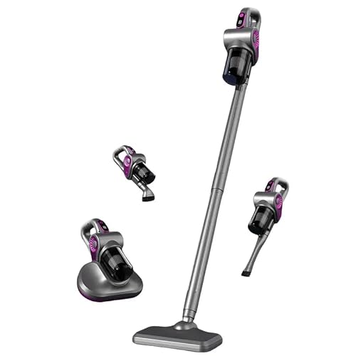 4-in-1 Cordless Vacuum Cleaner,Powerful Suction Electric Vacuum Cleaner, Handheld Stick Vacuum with LED Touch Screen,Rechargeable Cordless Vacuum for Hardwood Floors/Carpets/Pet Hair/Home and Offices