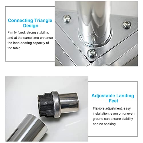 WYJJ Küchen-Catering-Tisch, handelsübliche Edelstahl-Tische, Küchenvorbereitungs-Werkbank in Lebensmittelqualität mit… – Bild 4