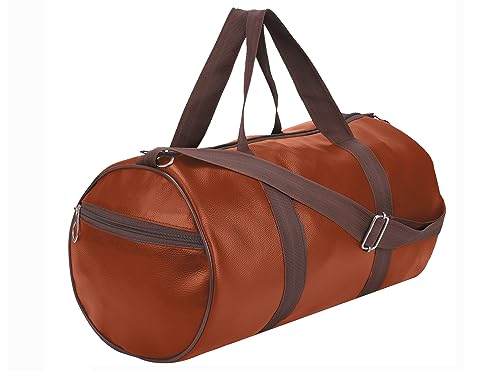 Image of Gym Duffel Bag for Men & Women | Water-Resistant Sports Travel Bag with Adjustable Shoulder Strap, Multiple Compartments | Lightweight Gym Bag, Yoga Bag & Weekender Duffle Bag, One Sided Bag.