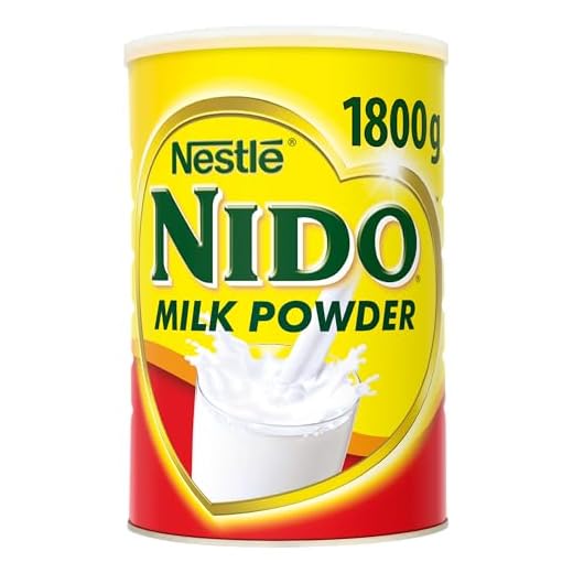 Nido Instant Vollmilchpulver, Ersatz für frische Milch, für Tee und Kaffee, 1,8 kg Dose