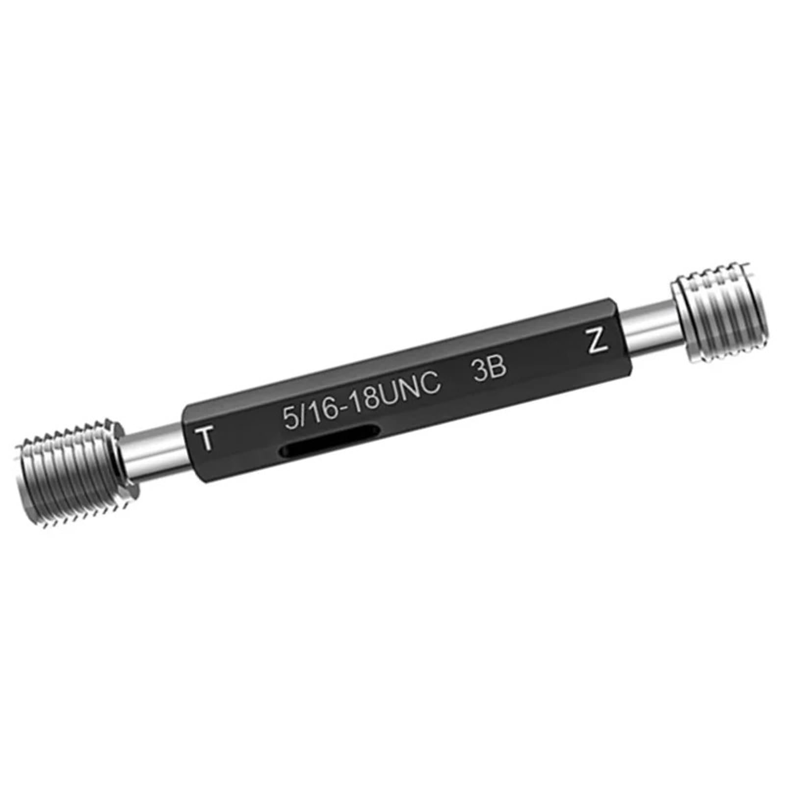 Medidor de rosca de acero Mer-cury Gage American Fine UNC UNF1/4 5/16 3/8 7/16 9/16 1/2 1-64 2-56 12-28 10-24 3B, 1 ud.(5I16-24UNF-3B)