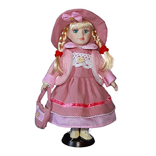 Listado y reviews de Muñeca porcelana antigua los 10 mejores. 32 T TOOYFUL Figuras de niña de muñeca de porcelana victoriana encantadora con conjunto de sombrero de ropa rosa regalo