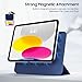 TiMOVO Magnetic Case for iPad (A16) 11th Generation 11 Inch 2025/iPad 10th Generation 10.9 Inch 2022, Smart Folio Magnetic Trifold Stand Cover for 11th/10th Gen, Auto Wake/Sleep, Abyss Blue