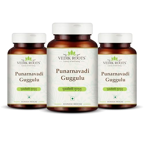 VEDIKROOTS Punarnavadi Guggulu - Supports Kidney and Liver Health |