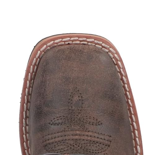 Smoky Mountain Boots Girls Kids Leroy Western Boots, Chocolate, 6.5 Big2