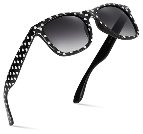 Retro Rewind Polka Dot Vintage Fashion Sunglasses for Women UV400