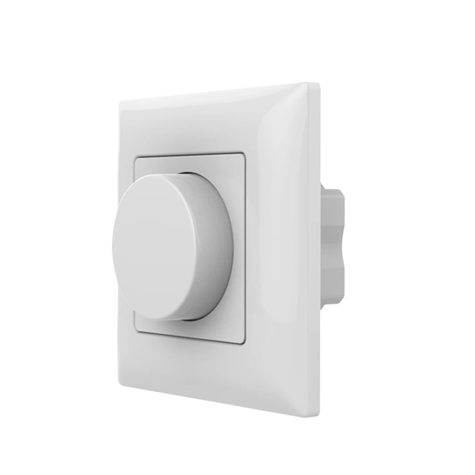 Controlador atenuador LED 0-10V 1-10V interruptor de pared Panel táctil de atenuación giratoria AC100-240V controlador de atenuación CCT monocromático T18 T18-1 T18-2(T2-L Dimmer White)