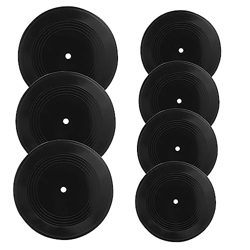 Disques vinyles décoratifs rétro HOOTNEE lot de 12 pièces pour mur de salon