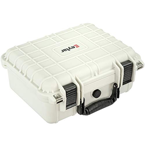 Eylar Protective Hard Camera Case Water & Shock Proof W/Foam Tsa Approved 13.37 Inch 11.62 Inch 6 Inch Polar White #TOP5