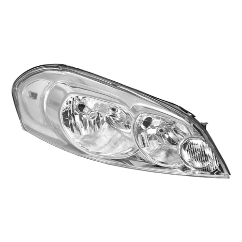 ZonCar Headlight Assembly,Chrome Headlights Compatible with Impala 2006-2013,Impala Limited 2014-2016,Monte Carlo 2006-2007,Clear Reflector Color Clear Lens Color - Thumbnail 3
